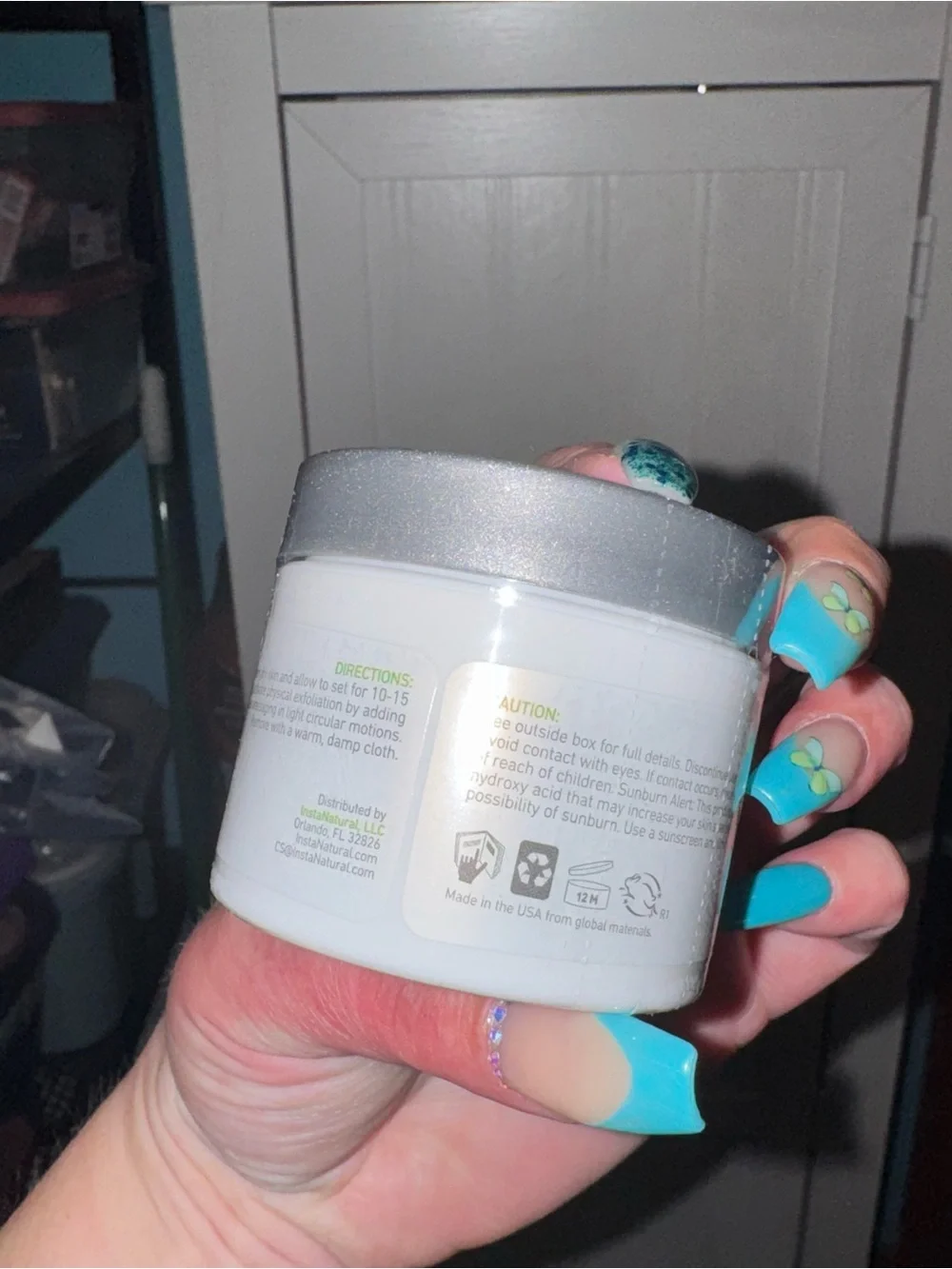 Exfoliating glycolic mask